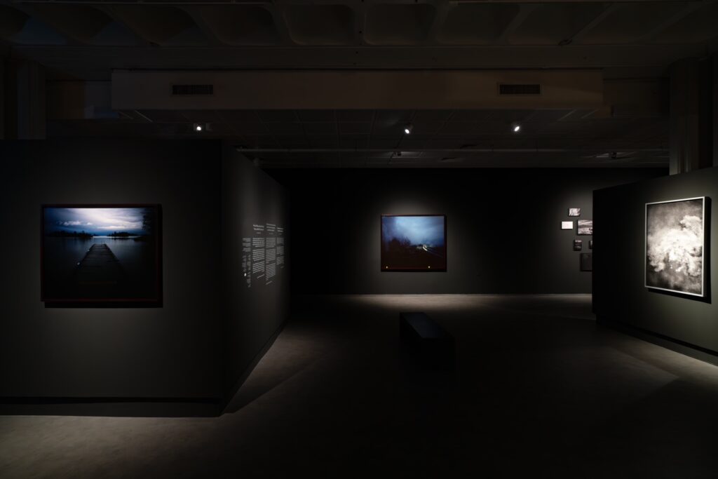 Inside the exhibition Days before Darkness. Photo: Daniel Hanoch