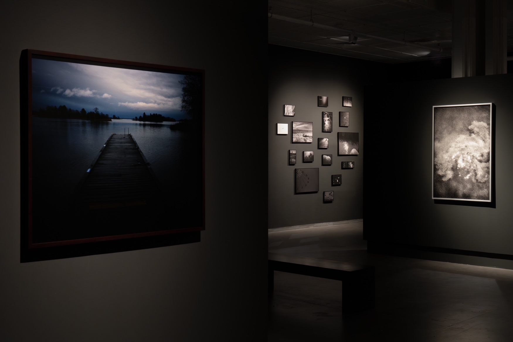 Inside the exhibition Days before Darkness. Photo: Daniel Hanoch