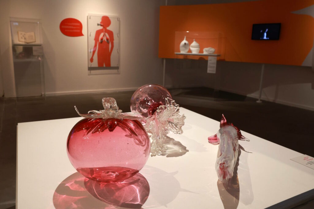 פוווווווווּ - כוח הנשיפה. מבט לחלל התערוכה. צילום: דנה קופל