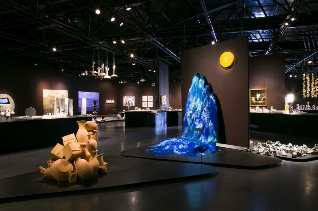 View of the main exhibition at the Rothschild Center. Photo: Hadar Saifan 