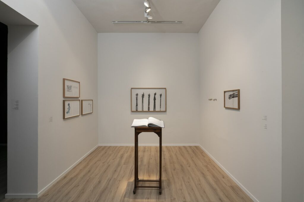 כתבי לילה - דפנה שלום, מראה הצבה. צילום: ליאת אלבלינג