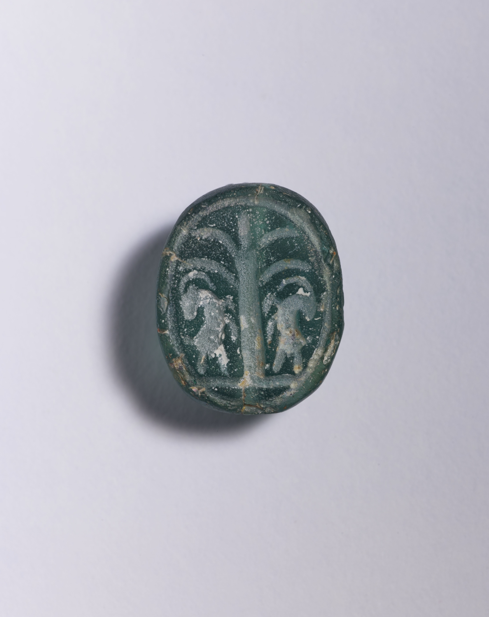 Phoenician Scarab Seal Eastern Mediterranean, 6th-7th centuries BCE (Iron II Age). Photo: Leonid Padrul