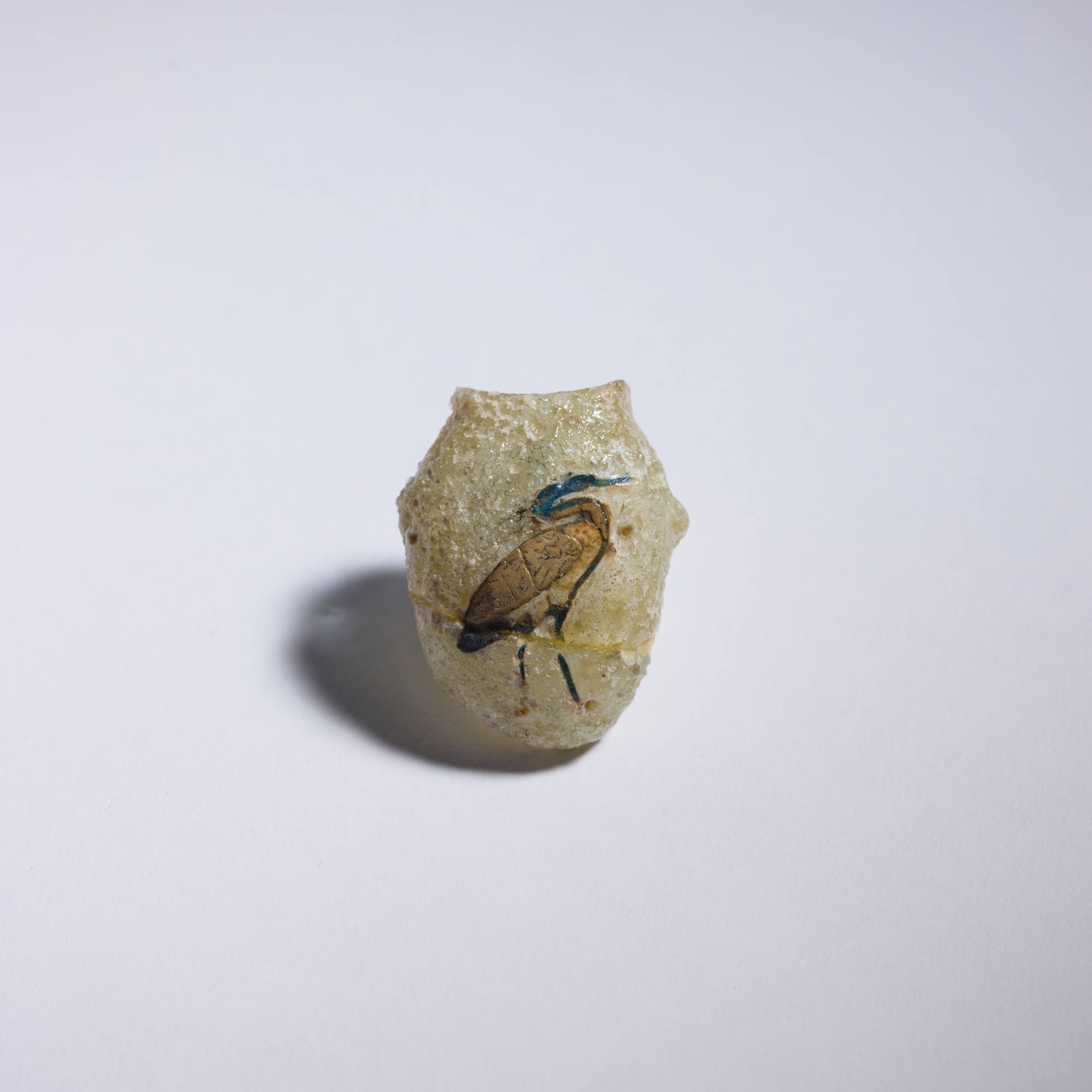 Funerary heart amulet Egypt, New Kingdom (18th dynasty), 14th century BCE (Late Bronze Age). Photo: Leonid Padrul