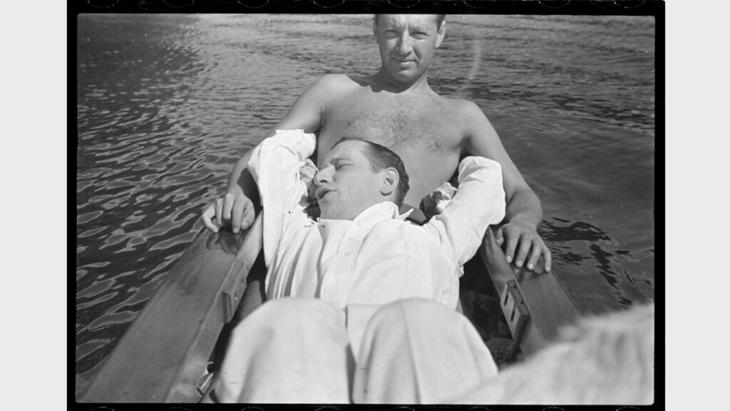 יבגני חנקין וחבר, גרמניה, שנות ה-30.