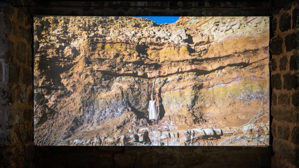 One Shot, Installation view in the Glassblower Workshop. Photo: Daniel Hanoch