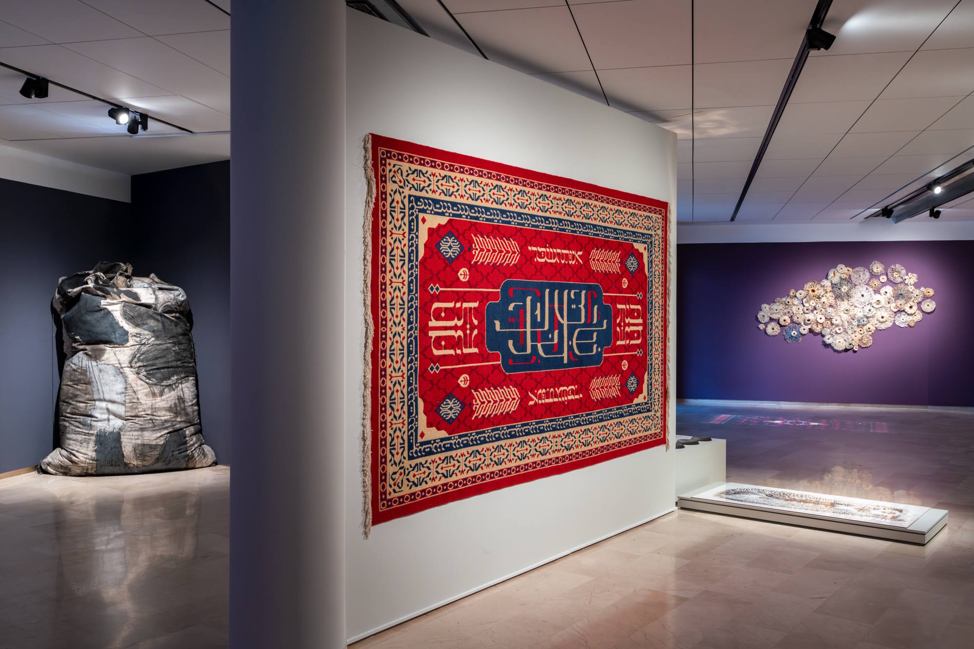 The Tel Aviv Biennale of Crafts and Design: Works and Days. Installation view of the central exhibition at the Rothschild Center. Photo: Daniel Hanoch