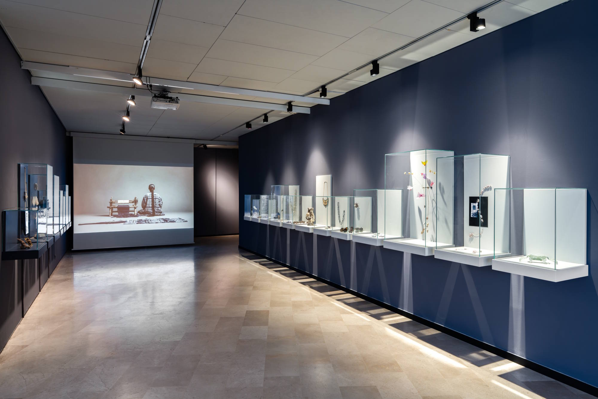 The Tel Aviv Biennale of Crafts and Design: Works and Days. Installation view of the central exhibition at the Rothschild Center. Photo: Daniel Hanoch